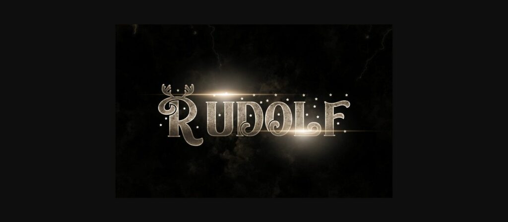 Rudolf Font Poster 4