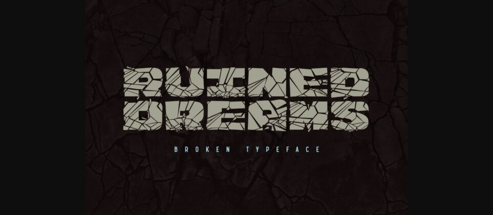 Ruined Dreams Font Poster 1