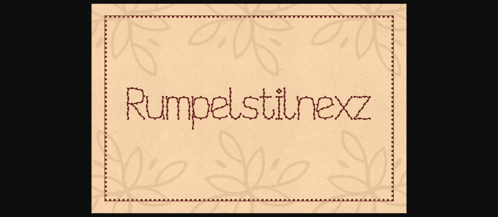 Rumpelstilnexz Font Poster 1