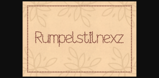 Rumpelstilnexz Font Poster 1