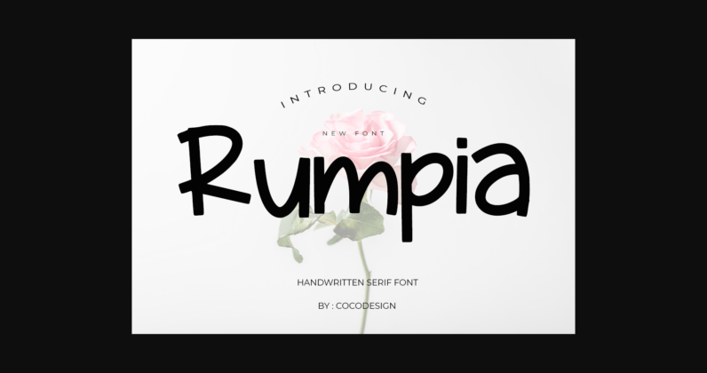 Rumpia Font Poster 3