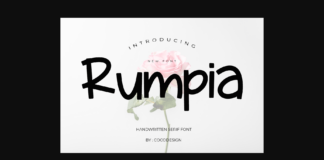 Rumpia Font Poster 1