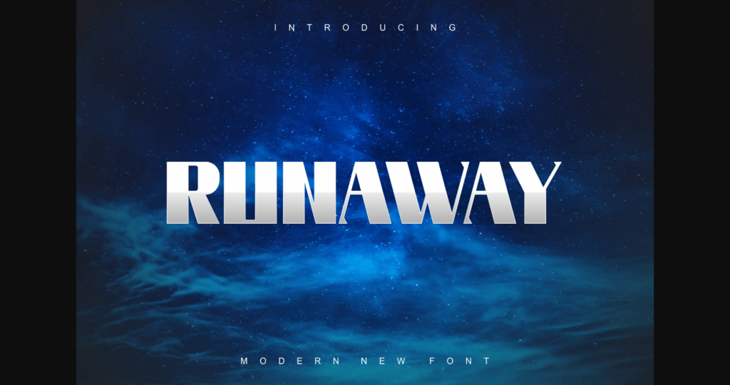 Runaway Font Poster 1