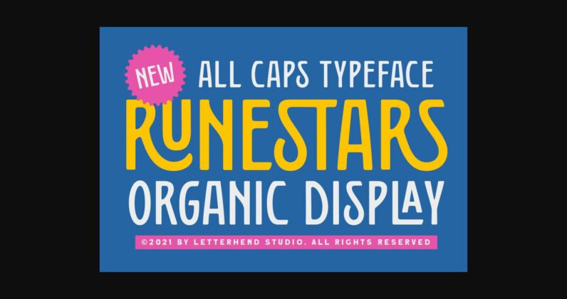 Runestars Font Poster 3