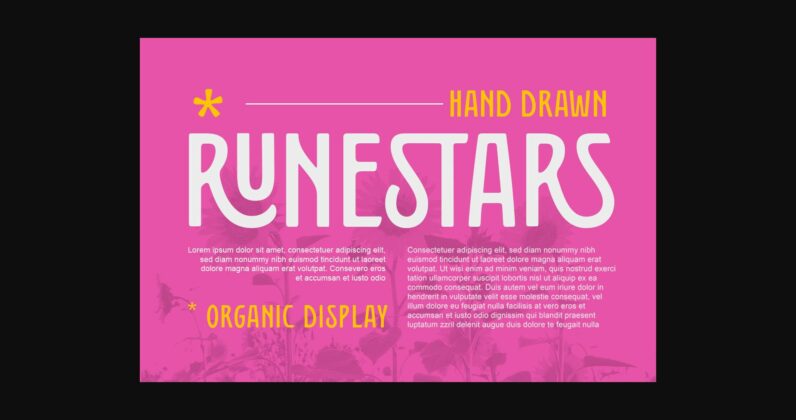 Runestars Font Poster 8