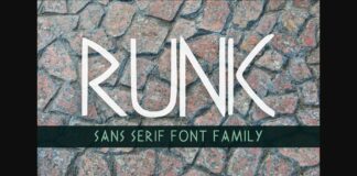 Runic Font Poster 1