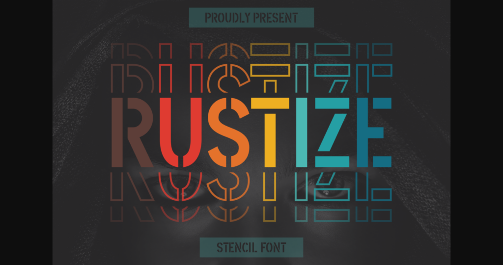 Rustize Font Poster 3