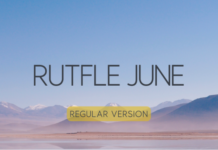 Rutfle June Regular Font