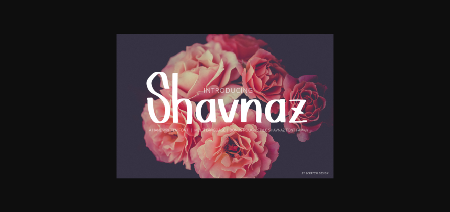 Shavnaz Font Poster 3