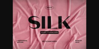 Silk Font Poster 1