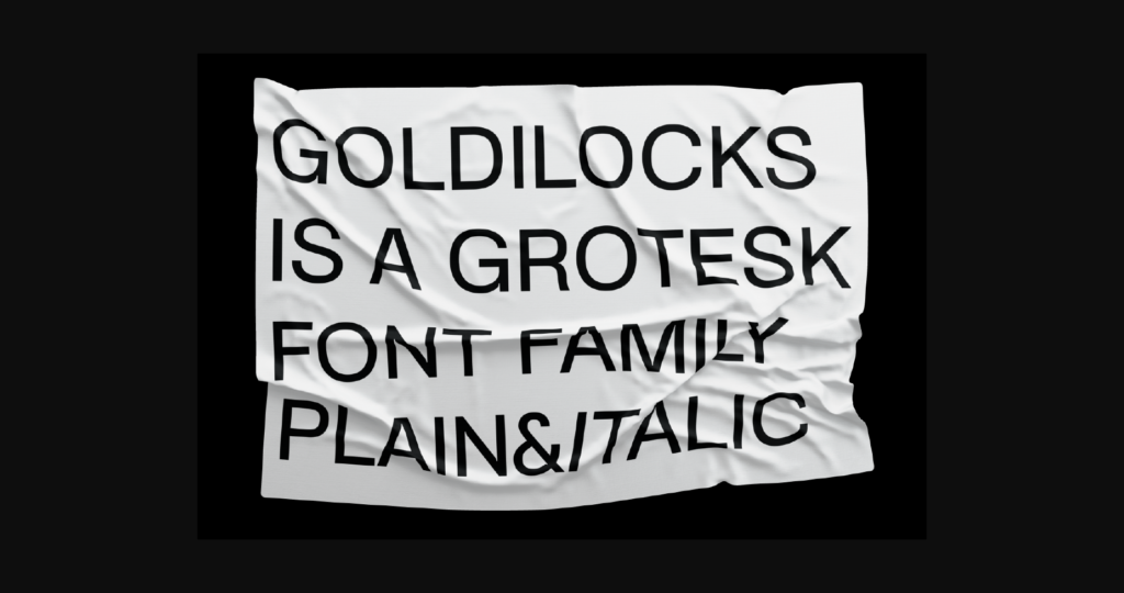 SK Goldilocks Font Poster 1