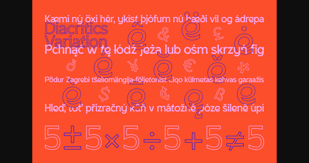 SK Seren Font Poster 8