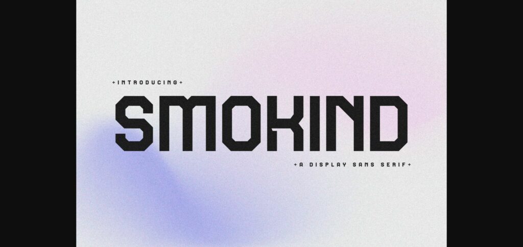 Smokind Font Poster 1