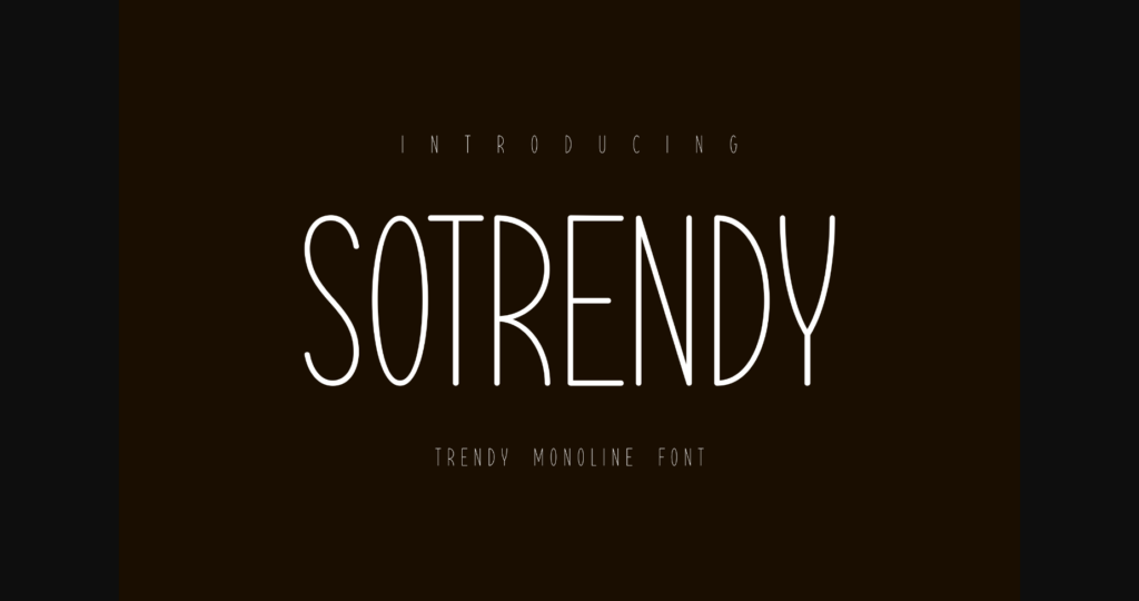 Sotrendy Font Poster 3