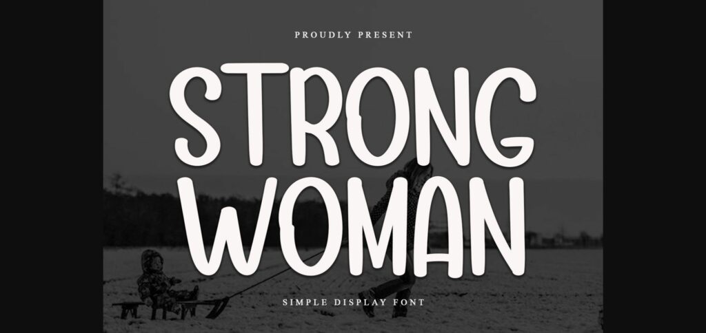 Strong Woman Font Poster 3