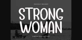 Strong Woman Font Poster 1