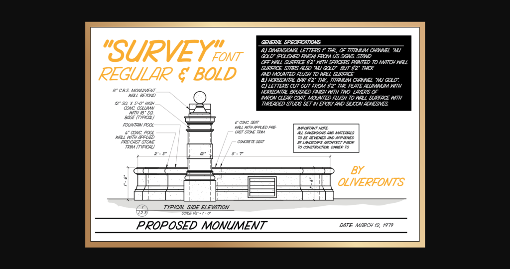 Survey Font Poster 6