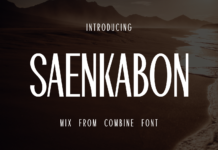 Saenkabon Font Poster 1