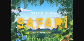 Safari Font Poster 1