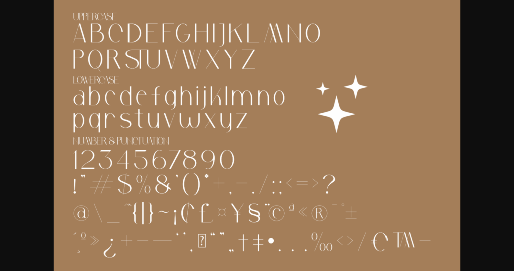 Safira Font Poster 9