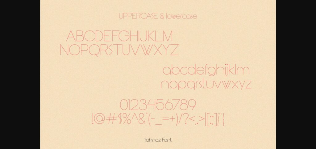 Sahnaz Font Poster 10