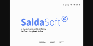 Salda Soft Font Poster 1