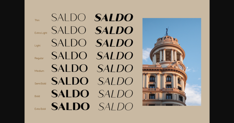 Saldo Font Poster 5