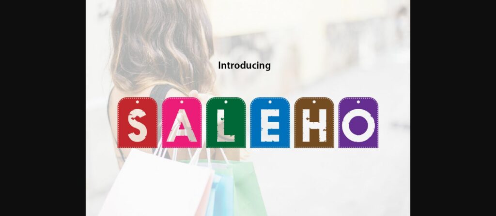 Saleho Font Poster 1