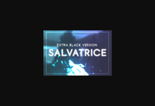 Salvatrice Extra Black Font Poster 1