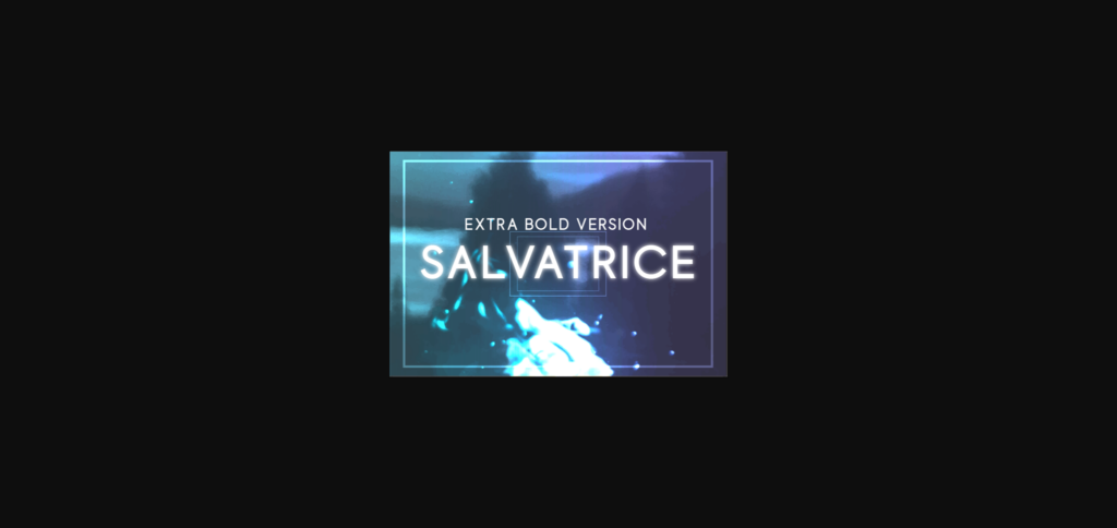 Salvatrice Extra Bold Font Poster 3