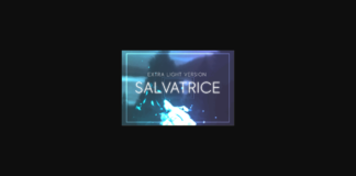 Salvatrice Extra Light Font Poster 1