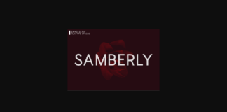 Samberly Font Poster 1