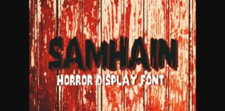 Samhain Font Poster 1