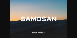 Samosan Font Poster 1