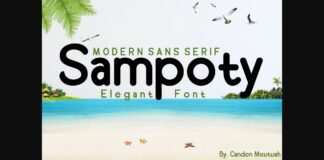Sampoty Font Poster 1