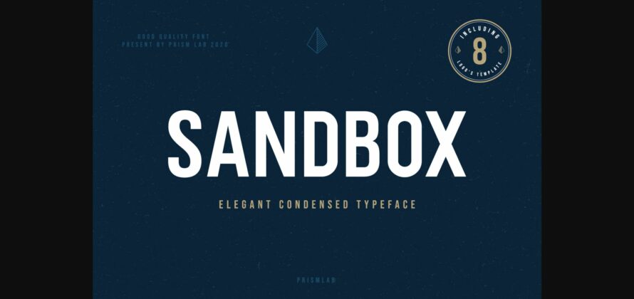 Sandbox Font Poster 3