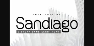 Sandiago Font Poster 1