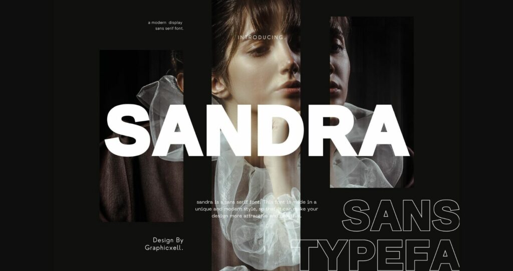 Sandra Font Poster 3