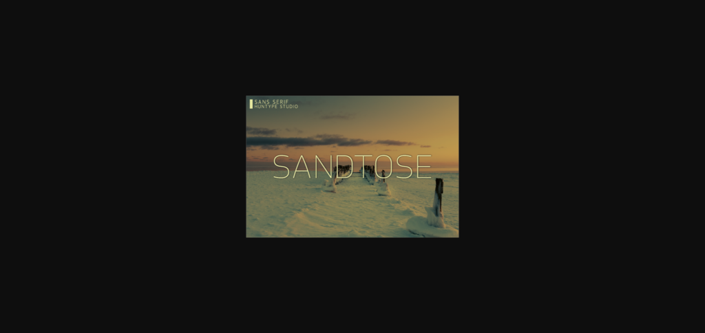 Sandtose Font Poster 1