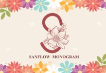 Sanflow Monogram Font Poster 1