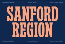 Sanford Region Fonts