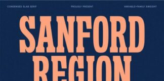 Sanford Region Fonts