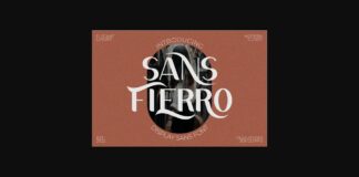 Sans Fierro Font Poster 1