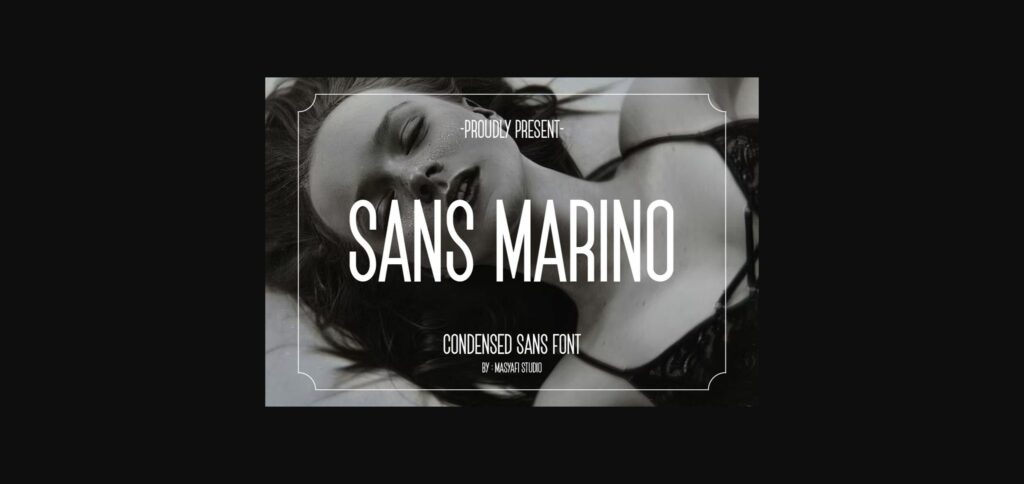 Sans Marino Font Poster 3