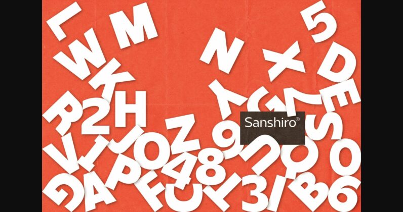 Sanshiro Font Poster 7