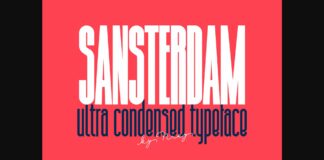 Sansterdam Font Poster 1