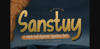 Sanstuy Font Poster 1