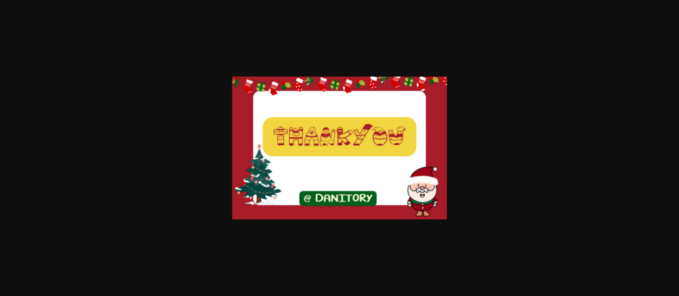 Santa Claus Font Poster 6