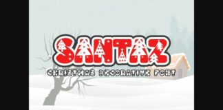 Santaz Font Poster 1