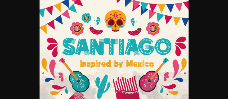 Santiago Font Poster 3